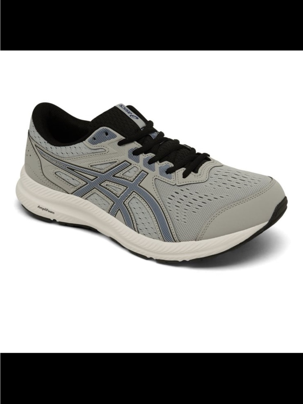 NWT asics men’s gel content 8 extra wide width running sneakers gray size 11.5 W